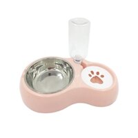 Đồ dùng cho thú cưng Bát đôi Tự động Uống thức ăn mèo chó Teddy Golden Retriever Dog Bowl Cat