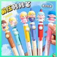 đồ dùng học tập cute bút độc lạ Người nổi tiếng trên Internet biến bút dễ thương xoay giải nén trong phim hoạt hình Nhật Bản siêu dễ thương sinh viên với 0. 5. Bút gel, trái tim cô gái giá trị cao, giải nén, bút bi, bút đen của con gái, văn phòng phẩm sin