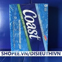 Đồ dùng nam Lốc 8 cục xà phòng thơm Coast 907g Mr.W