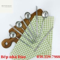 Đồ Dùng Nhà Bếp Bộ muỗng đũa INOX cao cấp 8 món DCS-01