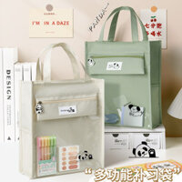 Đồ dùng văn phòng Hộp đựng bút chì Canvas Văn phòng Lưu trữ hồ sơ Túi đào tạo Học sinh Túi vải Canvas đơn giản