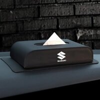 Đồ Dùng Xe Ô Tô Da PU Đơn Giản Hộp Đựng Khăn Giấy Dành Cho Suzuki Swift XL7 SX4 Alto Jimny GSX R150 gn125 gn250 Satria Phụ Kiện