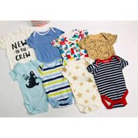 Đồ Em Bé Set 4 cái Body Chip Ngắn Tay Xuất Dư Loại A - Màu Ngẫu Nhiên ( 0 - 24 Month )
