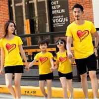 Đồ Gia Đình so Cute In Họa Tiết xinh xắn dễ thương  Giá 1 bộ gồm 1 quần  1 áo - Bộ nam size S