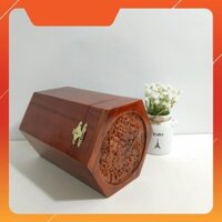 ĐỒ GỖ CAO CẤP HỘP ĐỰNG CHÈ 3 ÔNG TAM ĐA GỖ HƯƠNG CAO CẤP