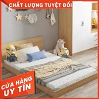 Đồ Gỗ Nội Thất Giường hộp giường ngủ bằng gỗ MDF trang trí nhà cửa thiết kế hiện đại 3 kích thước lớn nhỏ