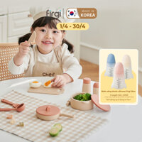 Đồ hàng chơi nấu ăn cho bé nhập vai đầu bếp bằng silicone an toàn Firgi Hàn Quốc (10 món kèm túi)