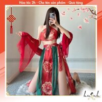 Đồ Hóa Trang Khăn Choàng Kèm Yếm Phượng Hoàng Cổ Trang Trung Hoa Sexy Chinese Hanfu Cosplay - CO19