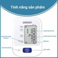 Đo Huyết Áp Arm Style Chính Hãng - Máy Đo Huyết Áp Bắp Tay Nhật Bản - Máy Đo Nhịp Tim Huyết Áp Điện Tử