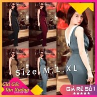 Đồ Jum 🌸FREESHIP🌸 Jumpsuit dài cổ lá sen giống ngọc trinh TJ884 EV