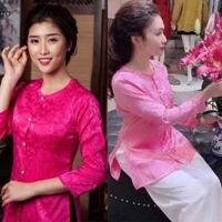 Đồ Lam Đi Chùa  Áo Bà Ba Đồ Lẻ - 1 áo hồng sen,S1 50 kí trở lại