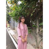 ĐỒ LAM ĐI CHÙA Bà Lai Lụa Pháp Cao Cấp - Hồng Lợt,Size XL 65 kí trở lạ