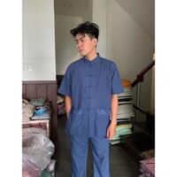ĐỒ LAM ĐI CHÙA Lãnh Tựu Cổ Tàu - Xanh Lam Tici,Size 2 57 kí trở lại