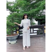 ĐỒ LAM ĐI CHÙA MẪU BƯỚM KẾT CƯỜM - Trắng,S - 46kg trở lại