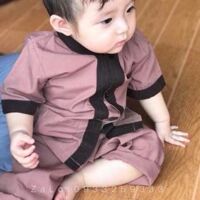 Đồ Lam Đi Chùa  Mẫu Lãnh Tụ Cho Bé iu  Quần Áo Bé  Đồ Bộ Trai Gái - Ca Cao,Size A- 14kí TrởLại