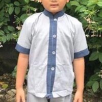 Đồ Lam Đi Chùa  Mẫu Lãnh Tụ Cho Bé iu  Quần Áo Bé  Đồ Bộ Trai Gái - Lam,Size A1- 10kí TrởLại