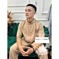 Đồ Lam Đi Chùa , Pháp Phục Nam Quần Áo Nam Đi Chùa Cao Cấp Sang Trọng Và Lịch Sự