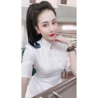 Đồ Lam Đi Chùa  Sẫm Lụa Cao Cấp Bươm Bướm  Đồ Bộ Nữ  Quần Áo Nữ - Trắng,Size 2- 50kí Trở Lại