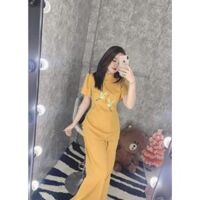 ĐỒ LAM ĐI CHÙA Tay Phồng Cao Cấp - Hạt Vàng,XL 65 kí trở lại