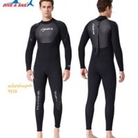 Đồ lặn biển chuyên nghiệp cho nam dày 3mm chất cao su neoprene mã WS 19491M, bộ đồ nhái lướt sóng, đánh bắt cá dưới nước