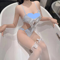 [Đồ lót COSPLAY] Trang Phục Cô gái thỏ Playboy hấp dẫn với nơ trang trí