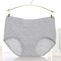 Đồ lót cotton màu trơn cho phụ nữ, cotton nguyên chất, eo giữa, kiểm soát bụng, kích thước lớn, ôm sát hông, đồ lót tam giác, bán buôn đáy quần cotton nguyên chất