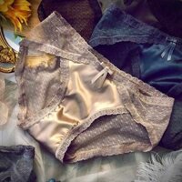 đồ lót dùng 1 lần nữ quần lót nữ su đúc Quần lót ren kiểu Pháp gợi cảm cho nữ quần sịp nữ cạp giữa eo 100% cotton thoáng khí, vải lưới trong suốt