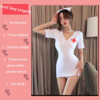 Đồ Lót Gợi Cảm Nữ Nhập Vai Váy Gợi Cảm Nữ Y Tá Đồng Phục Cám Dỗ Phù Hợp Với