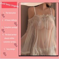 Đồ Lót Gợi Cảm Ren Sling Xem-Through Váy Ngủ Một Dòng Cực Hấp Dẫn Miễn Phí Take-Off Kích Thước Lớn Bộ Đồ Ngủ Niềm Đam Mê Phù Hợp Với