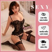 Đồ lót liền thân nữ gợi cảm bodysuit đồ ngủ liền thân sexy JS56 Đồ ngủ nữ sexy BodySuit quyến rũ
