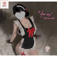 Đồ lót sexy, bộ đồ cosplay quyến rũ, bodysuit không dây, bộ đồng phục