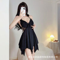 Đồ lót sexy, đồ ngủ bằng lụa băng, đệm áo ngực, nâng ngực, váy ngủ trong suốt, đồ ngủ gợi cảm