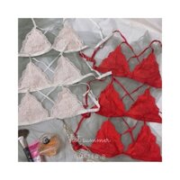 ĐỒ LÓT THIẾT KẾ KHÔNG GỌNG/ SET HOT SUMMER HỒNG PHẤN/ ĐỎ TƯƠI