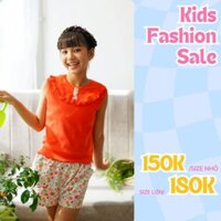 Đồ mặc nhà bộ short phối quần kate jubbie kids 81007