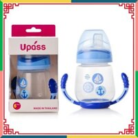 đồ mẹ và bé / GIẢM GIÁ / Cốc Tập Uống 2 Tay Cầm Với Đầu Hút Silicon Mềm Upass Thái Lan ( 180 ml) không ống hút bán chạy