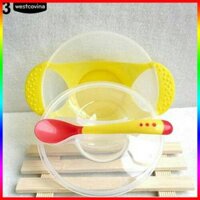 đồ mẹ và bé / GIẢM GIÁ / Combo ăn dặm: 1 túi nhai GB Baby Cao cấp Hàn Quốc, 1 bát chống đổ kèm thìa báo nóng dành cho bé