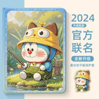 Do Meowfish Apple iPad Tablet Vỏ bảo vệ iPadProMINI7 / 6 Shell air5 Nữ 37cm 2024Doraemon Fish Apple iPad t Cover20250313