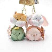 Đồ mới gò béo mặt túi tiền lẻ chăn bông đồ chơi công móc chìa khóa đồ chơi túi xách hàng...