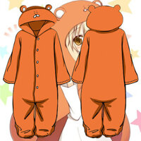 Đồ ngủ anime unisex Xiaomi Ganwumemei, bộ đồ ngủ cặp đôi hài hước, đồ ngủ có mũ, hàng hóa anime