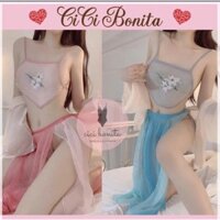 Đồ ngủ cổ trang Trung Hoa/ Set yếm Hán phục hóa trang tiên nữ CP05 Louis19 HCM