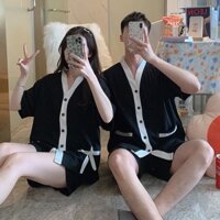 Đồ ngủ couple cổ V - QC