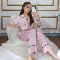 Đồ ngủ dài vải gấm