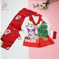 Đồ Ngủ Dành Cho Bé Từ 21kg Đến 45kg Đồ Bộ Pijama Dài Tay Cho Bé Gái-Shop Thaovy kids