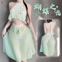 Đồ ngủ gợi cảm Đồ ngủ gợi cảm Đồ ngủ cosplay Đồ ngủ Cosplay Đồ ngủ gợi cảm Đồ ngủ cosplay Đồ ngủ gợi cảm Đồ nhảy cung đình Đồ ngủ Hán phục Đôn Hoàng nóng bỏng gợi cảm ống trên đầu cám dỗ Bộ đồ xuyên thấu Đồ đồng phục lụa đen thuần khiết Đồ ngủ nữ một mảnh