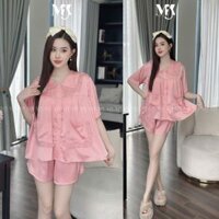 Đồ Ngủ Nữ Bigsize, Đồ Ngủ Bigsize lụa Latin cao cấp mềm mại xinh xắn < 80KG