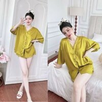 Đồ Ngủ Nữ Bigsize MIKY, Đồ Ngủ Bigsize lụa Latin cao cấp mềm mại xinh xắn < 80KG