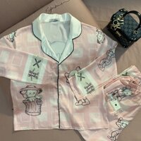 🌸Đồ ngủ pijama nữ gấu hồng🌸