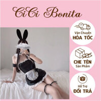 Đồ ngủ sexy cosplay cô hầu thỏ/ người giúp việc gợi cảm CICI BONITA HCM CP37 - Mẫu mới