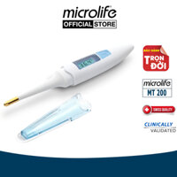 [Đo nhanh, 10 giây cho kết quả] Nhiệt kế điện tử Microlife MT200 - đầu mềm mạ vàng , chống kích ứng da