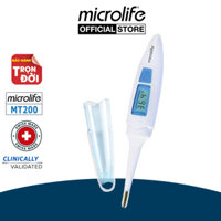 [Đo nhanh, 10 giây cho kết quả] Nhiệt kế điện tử Microlife MT200 - đầu mềm mạ vàng , chống kích ứng da